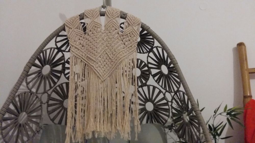 Macramé - decoração boho hippie chic da loja Área ∞