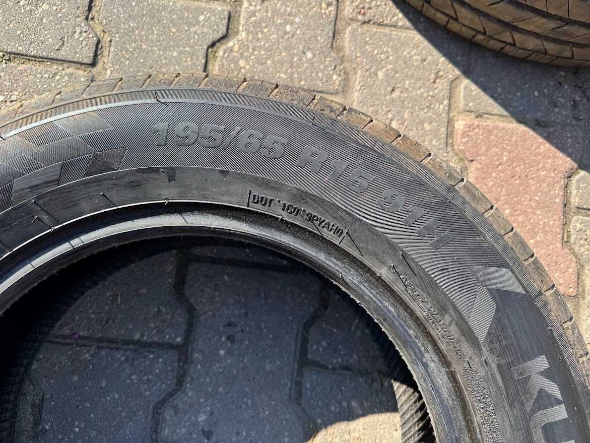 шини скати колеса 195 65 15 Kumho 6.6 mm 2021 р 2 шт літо