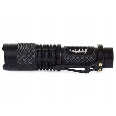 Latarka Taktyczna Bailong 1812 Cree Zoom Xm-L3-U3