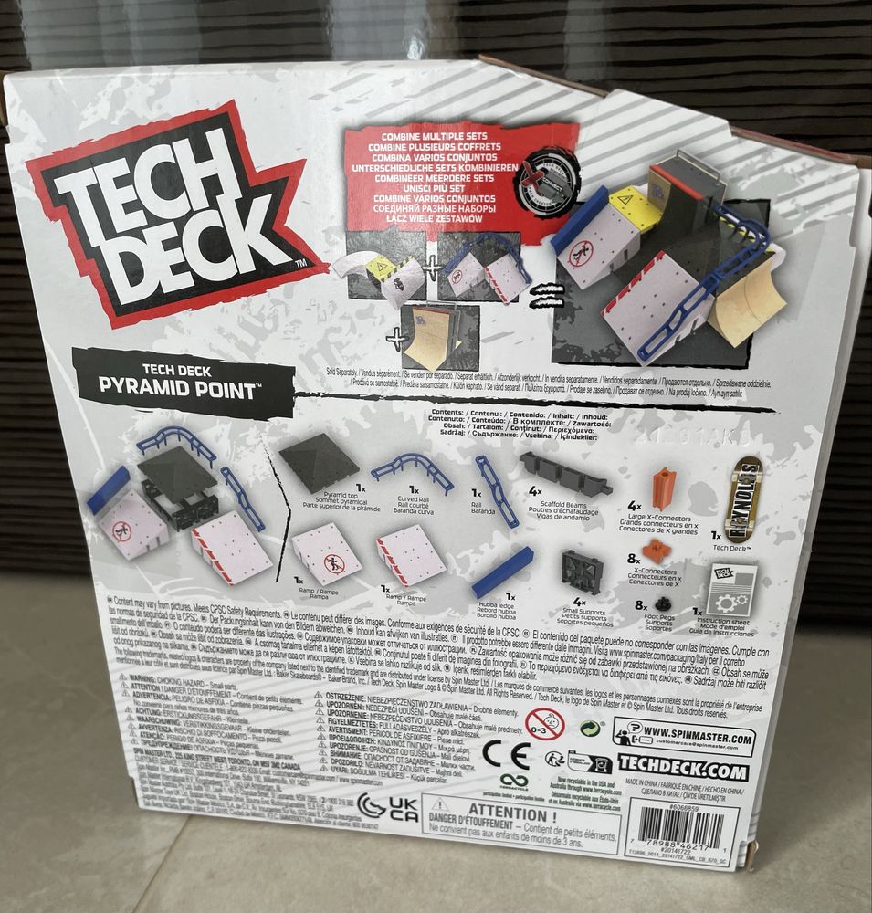 Tech Deck - rampa + deskorolka