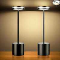 Zestaw 2 bezprzewodowych lamp stołowych LED, bateria 5000 mAh