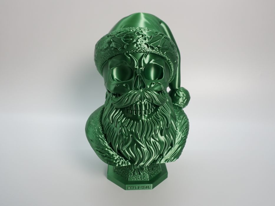 Череп Санта тримач для навушників / декор/ подарунок