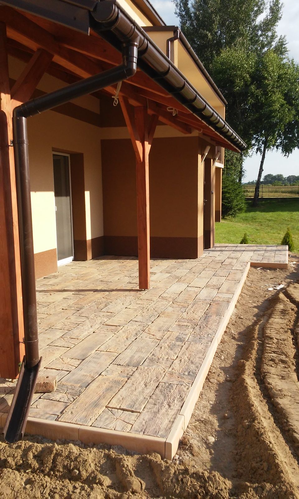 Betonowe drewno betonowe deski Taras PRODUCENT STONE