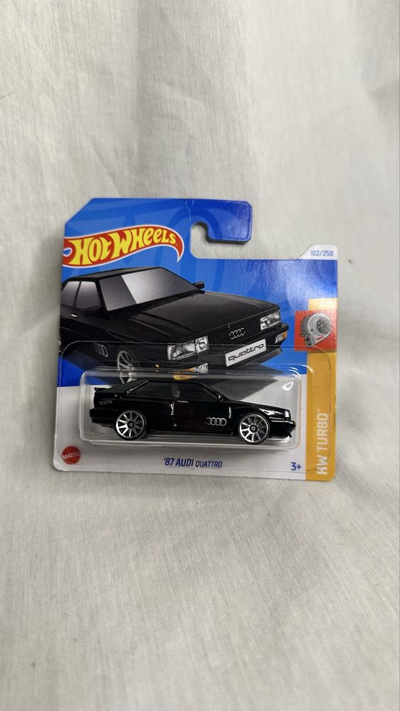 Hot Wheels '87 Audi Quattro (чорний) Нова в упаковці
