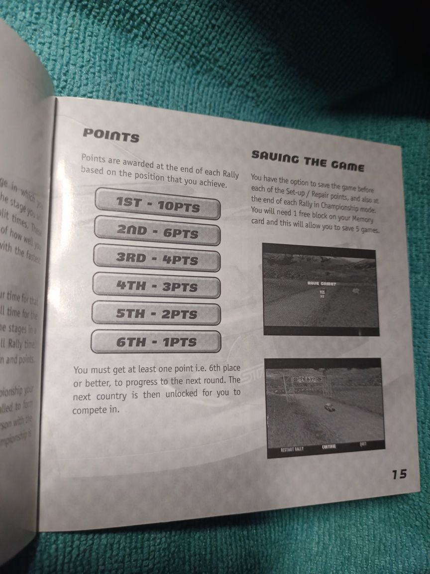 Ps1 Colin McRae Rally psx psone Książeczka Manual Angielska