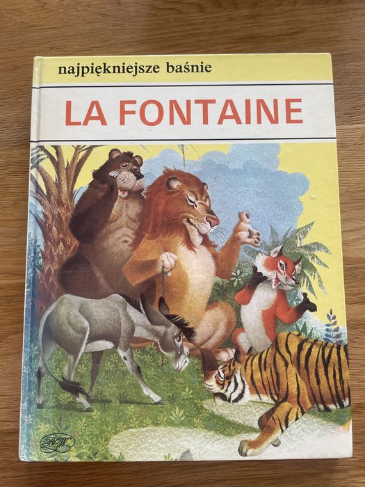 Baśnie La Fontaine twarda oprawa BGW 1992
