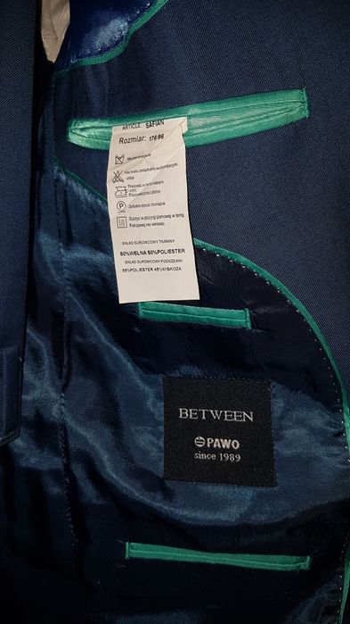 Garnitur męski PAWO niezniszczony piękny 176/96