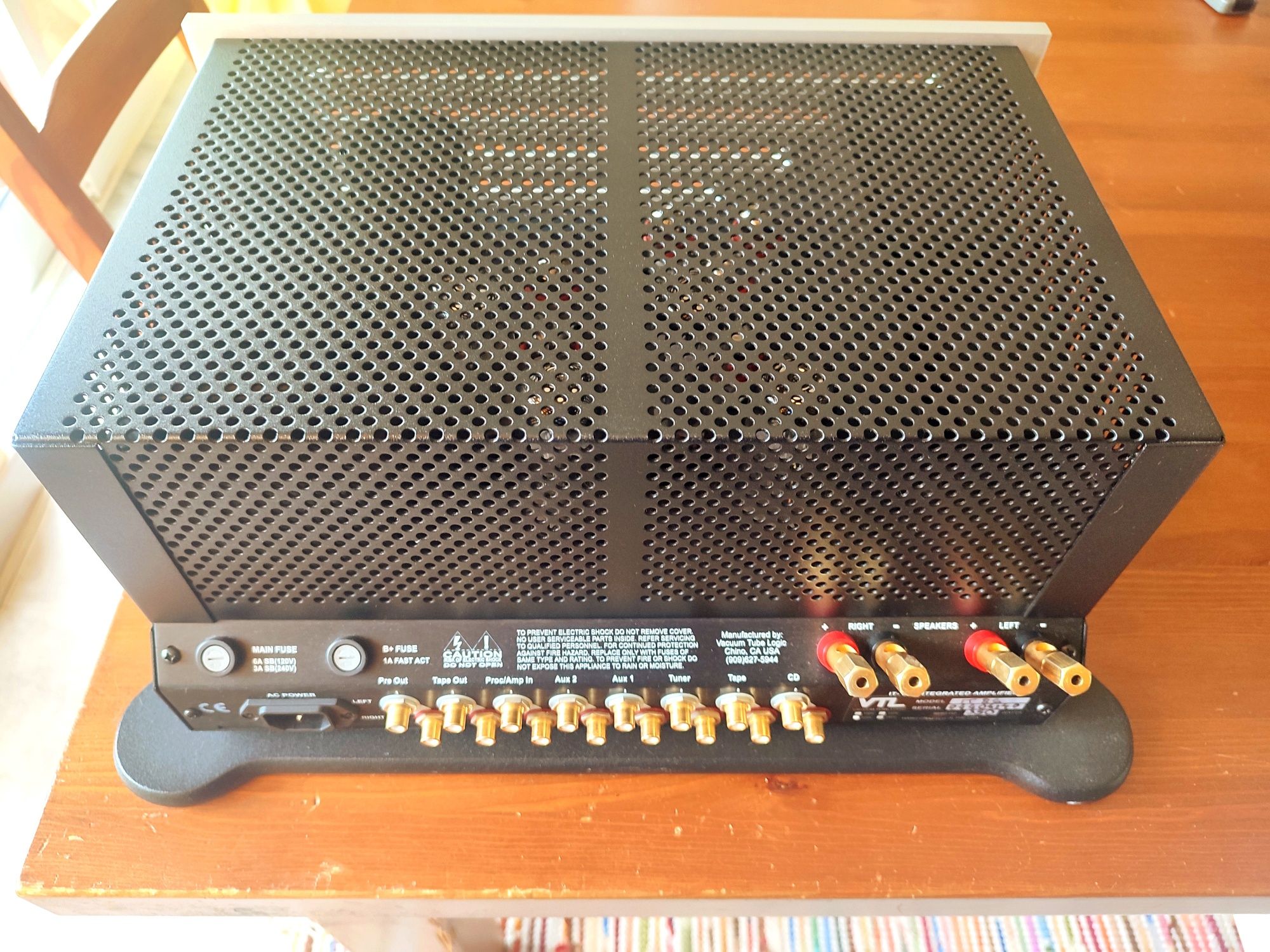 VTL IT-85 Amplificador Hi-Fi Válvulas Mullard C/Novo!