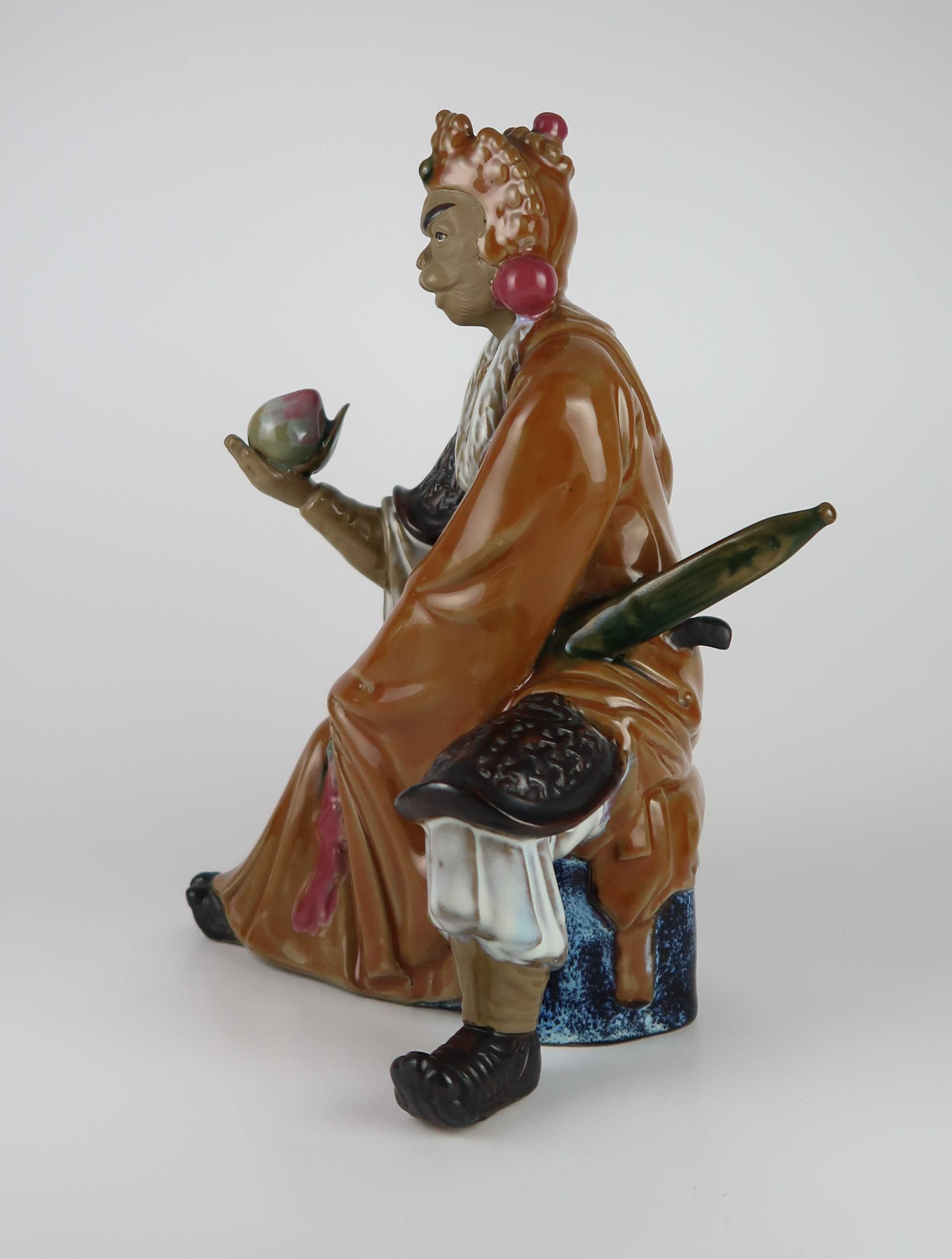 Escultura da China em argila - 26 cm