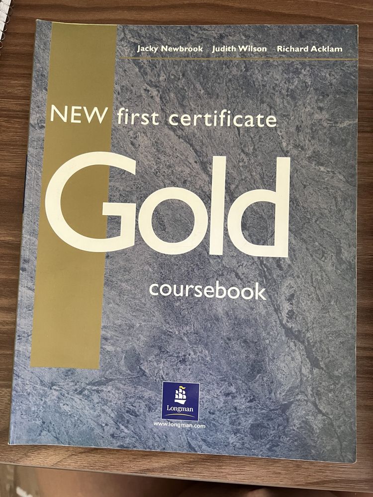Podręcznik do angielskiego "New first certificate Gold"
