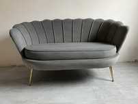 Sofa muszelka glamour