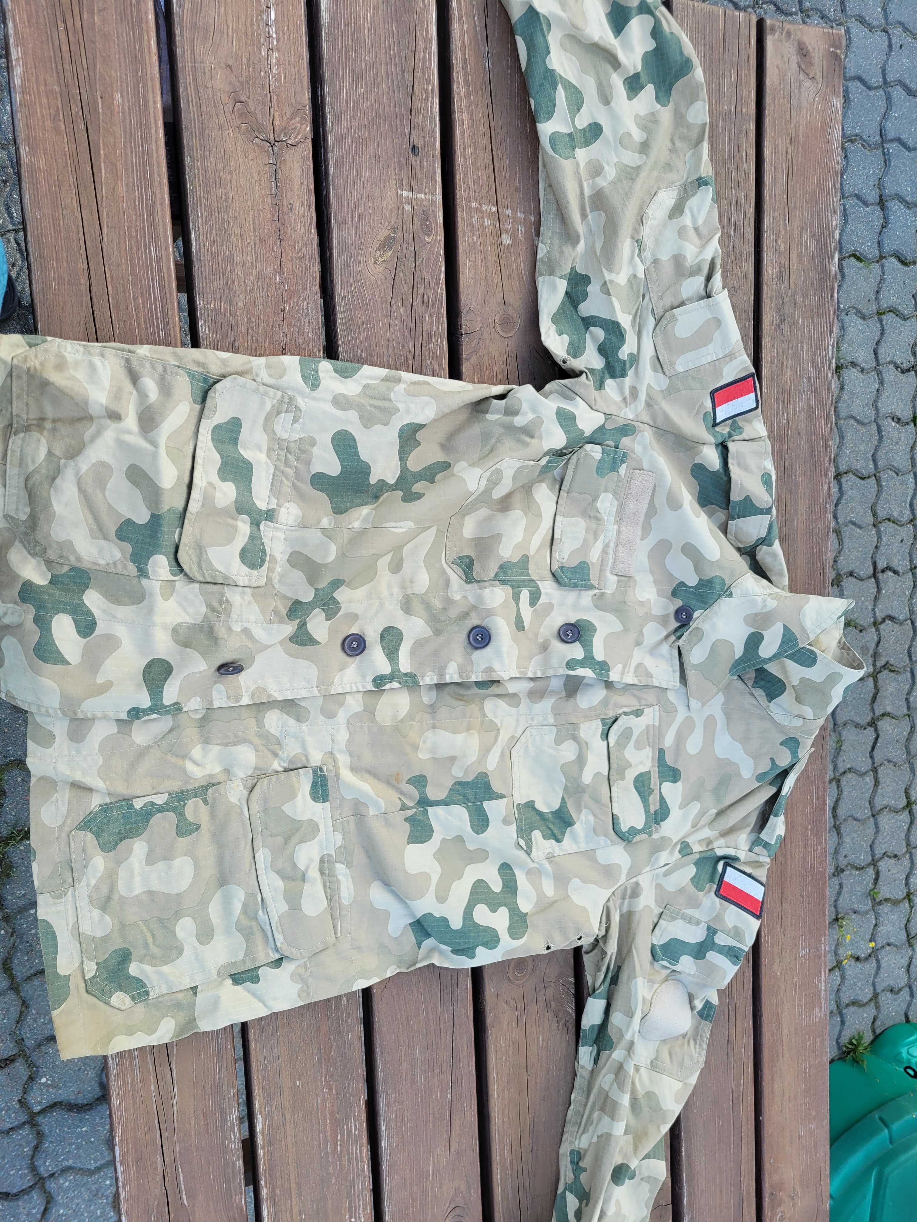 Góra munduru polskiej piechoty w camo pustynnym oryginał z Afganistanu
