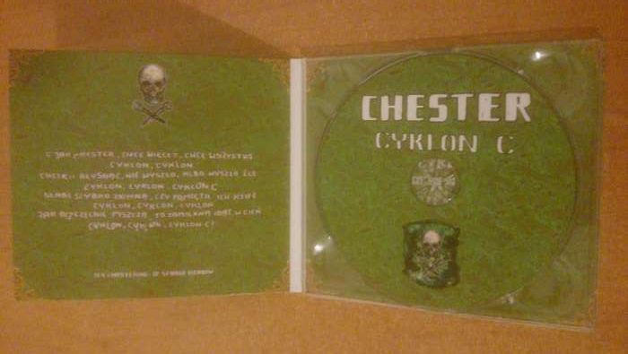 CHESTER - CYKLON C (unikat, 1/100) płyta cd nieopatentowane patenty