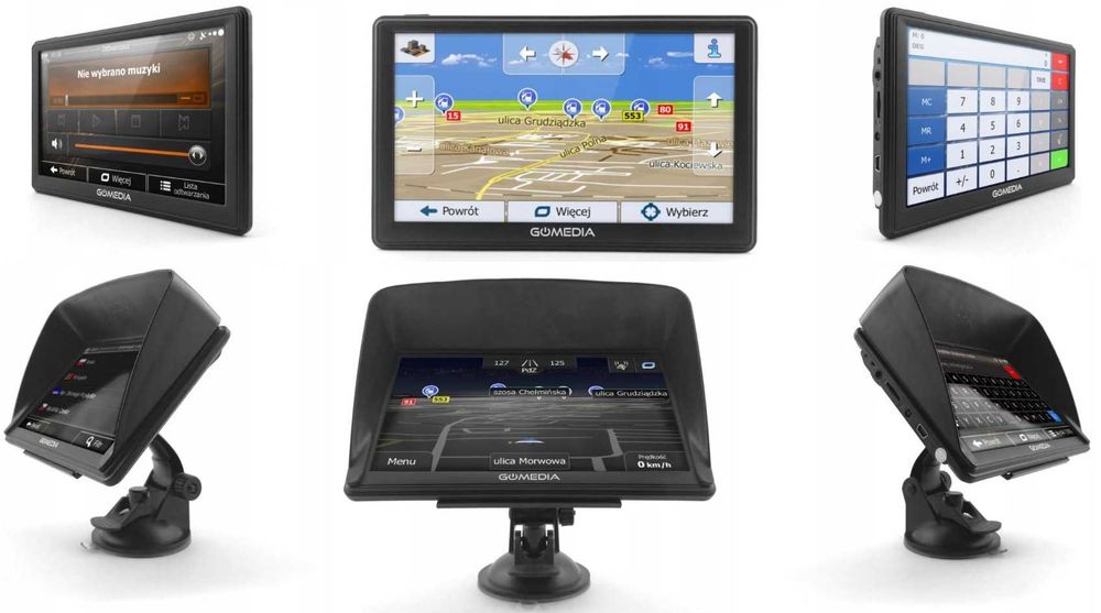 Nawigacja Samochodowa GPS 7 Mapy iGO Europa Polska Truck Ciężarówka FV