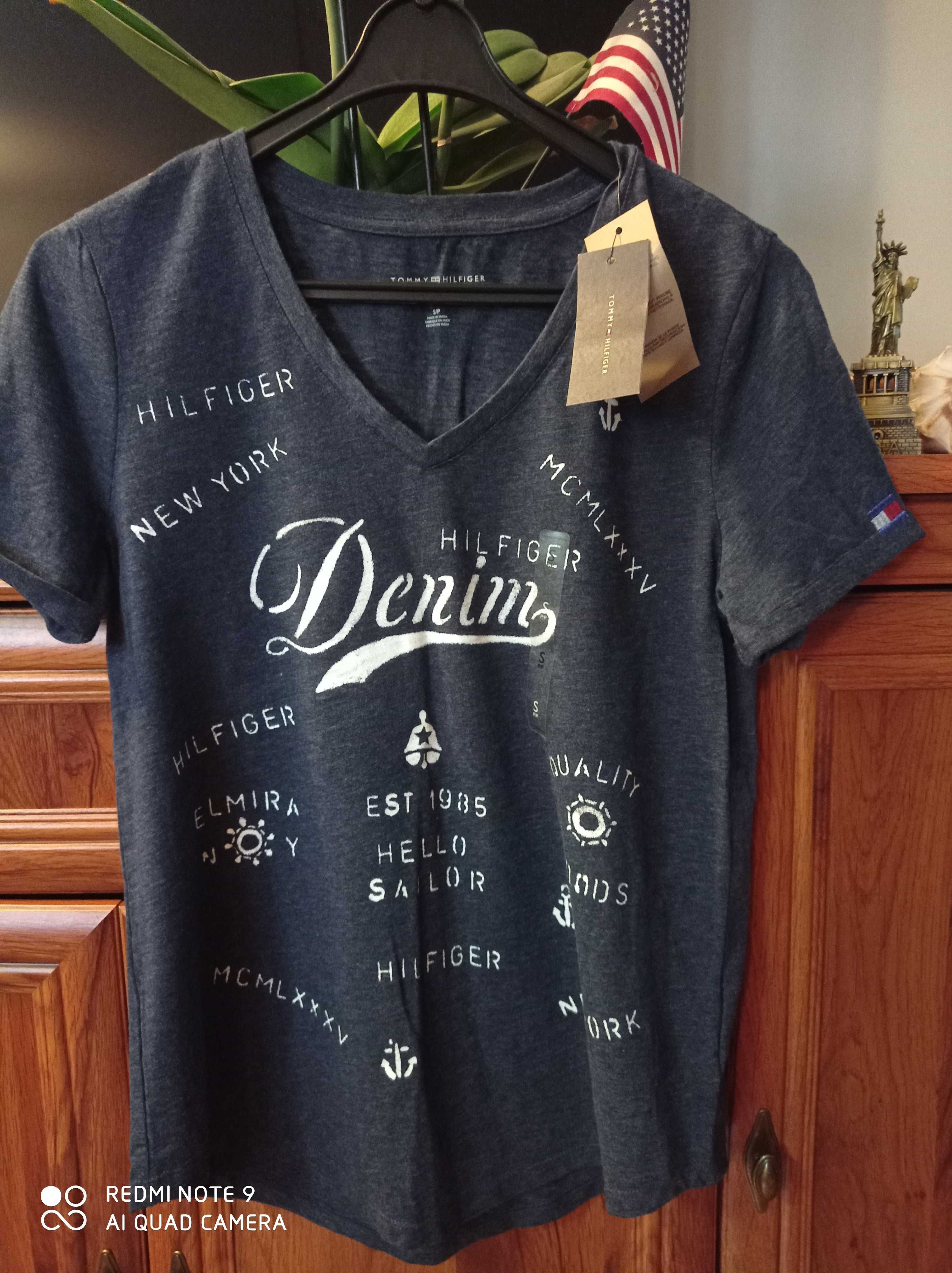 Tommy Hilfiger Koszulka T-shirt Damska S Promocja Unikat USA