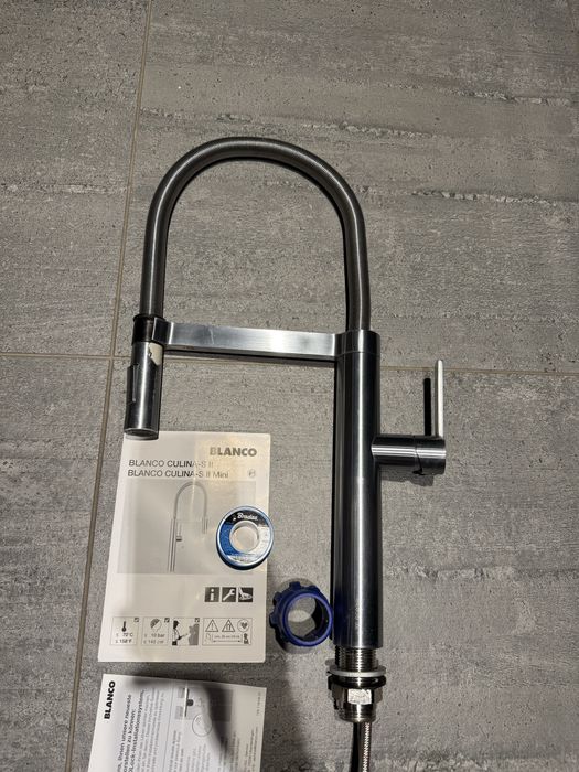 Kran blanco bateria kuchenna culina-s satin stojaca