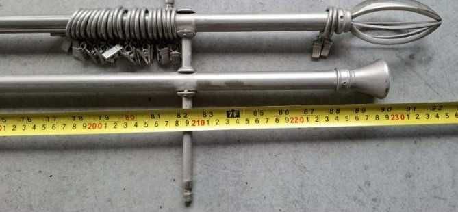 Sprzedam karnisz podwójny + żabki gratis(48szt)