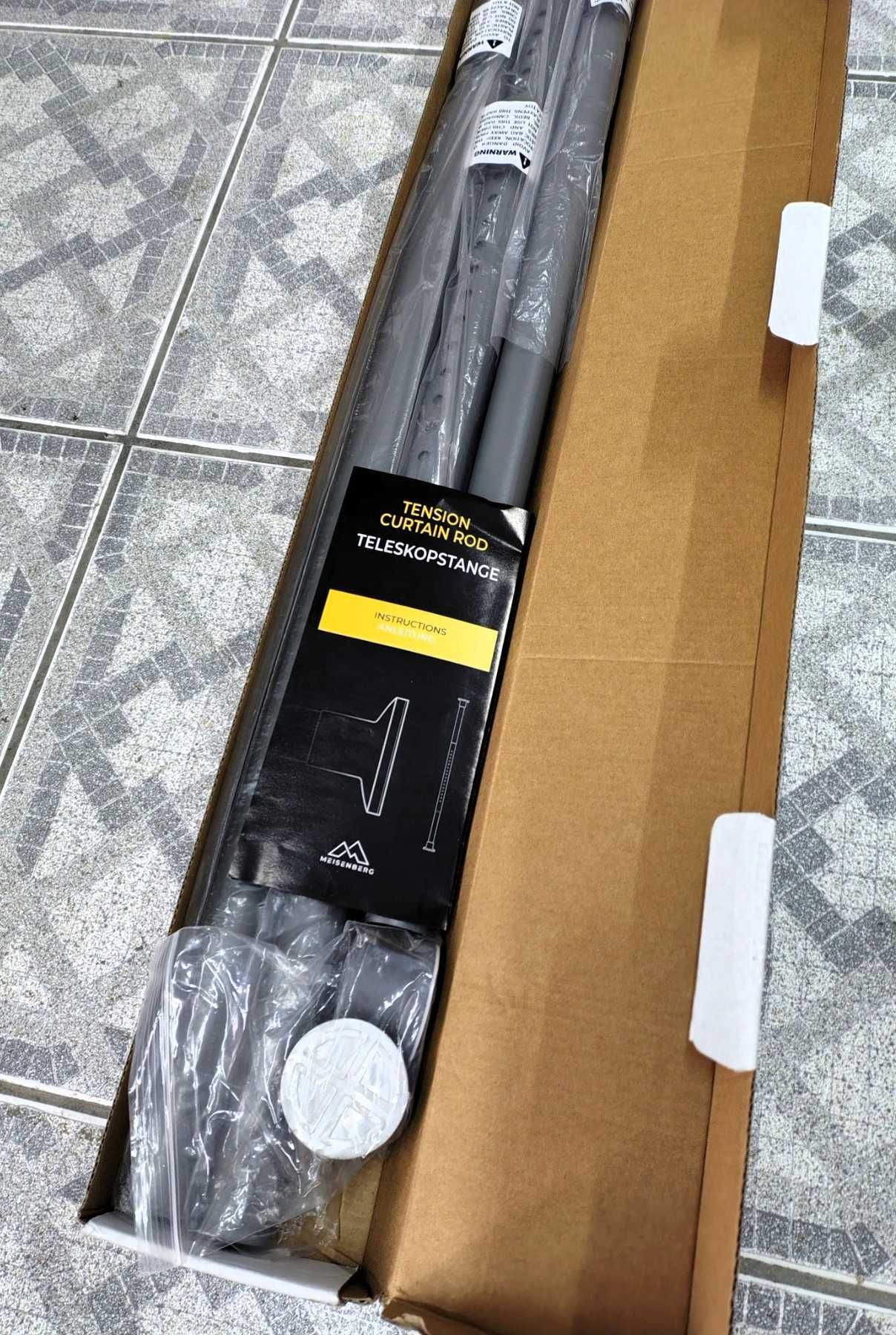WYPRZEDAŻ! TANIEJ NIE BĘDZIE! Drążek teleskopowy 260-310 cm Ø 32 mm