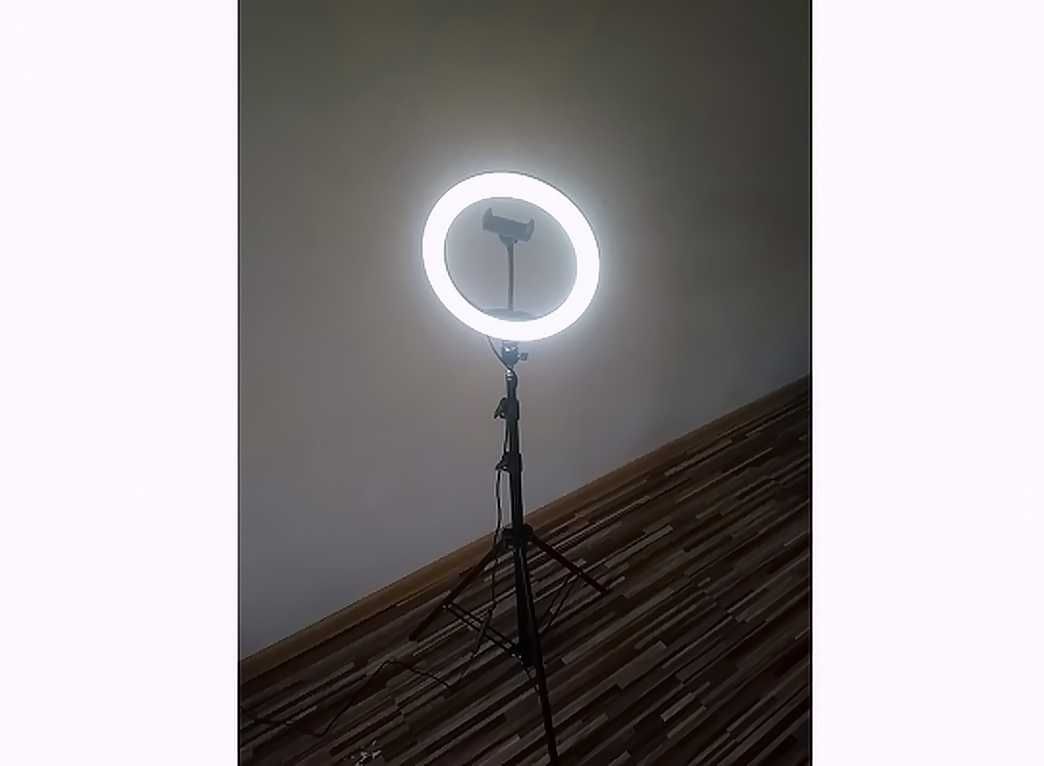 Кольцевая лампа 33 см, штатив в подарок , для фото, селфи