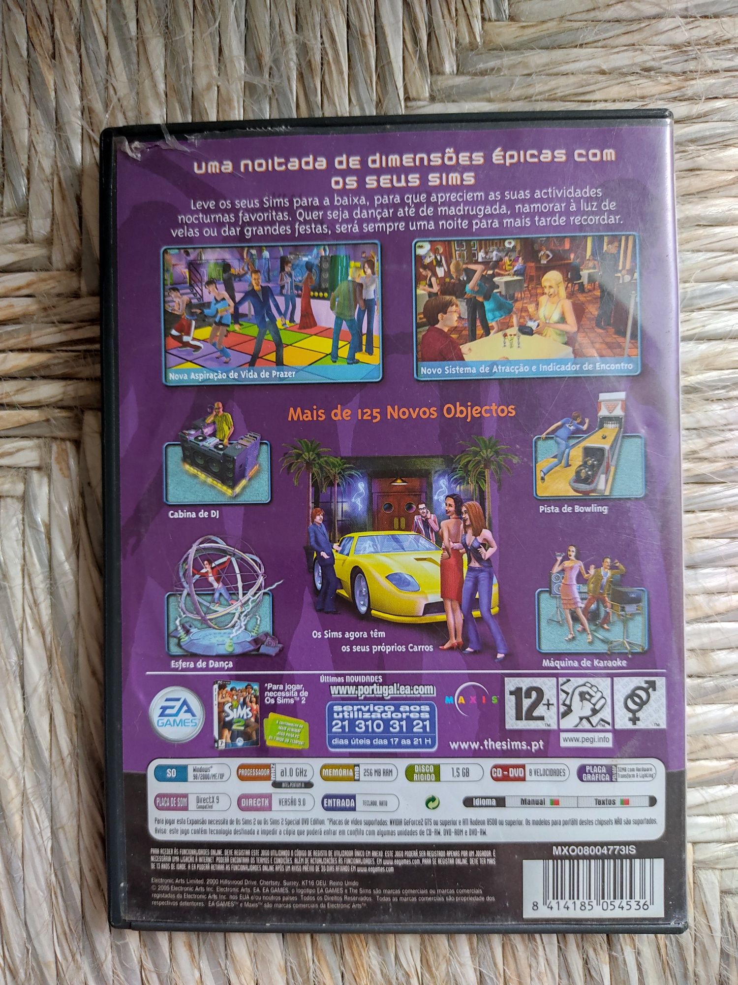 Sims 2 Na Noite PC (disco expansão) portes incluídos