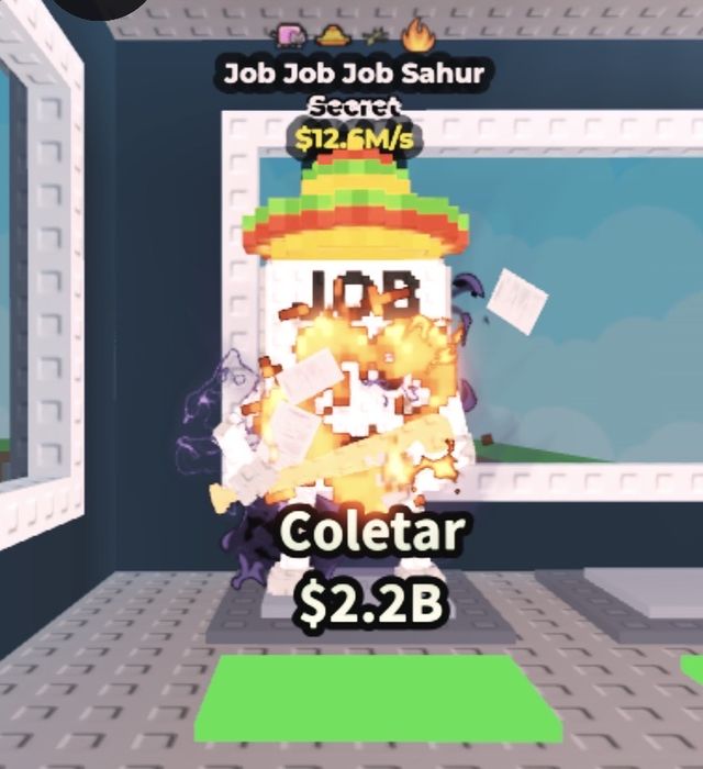 Job Job Job Sahur 12,6M/s - Steal a Brainrot - Roblox