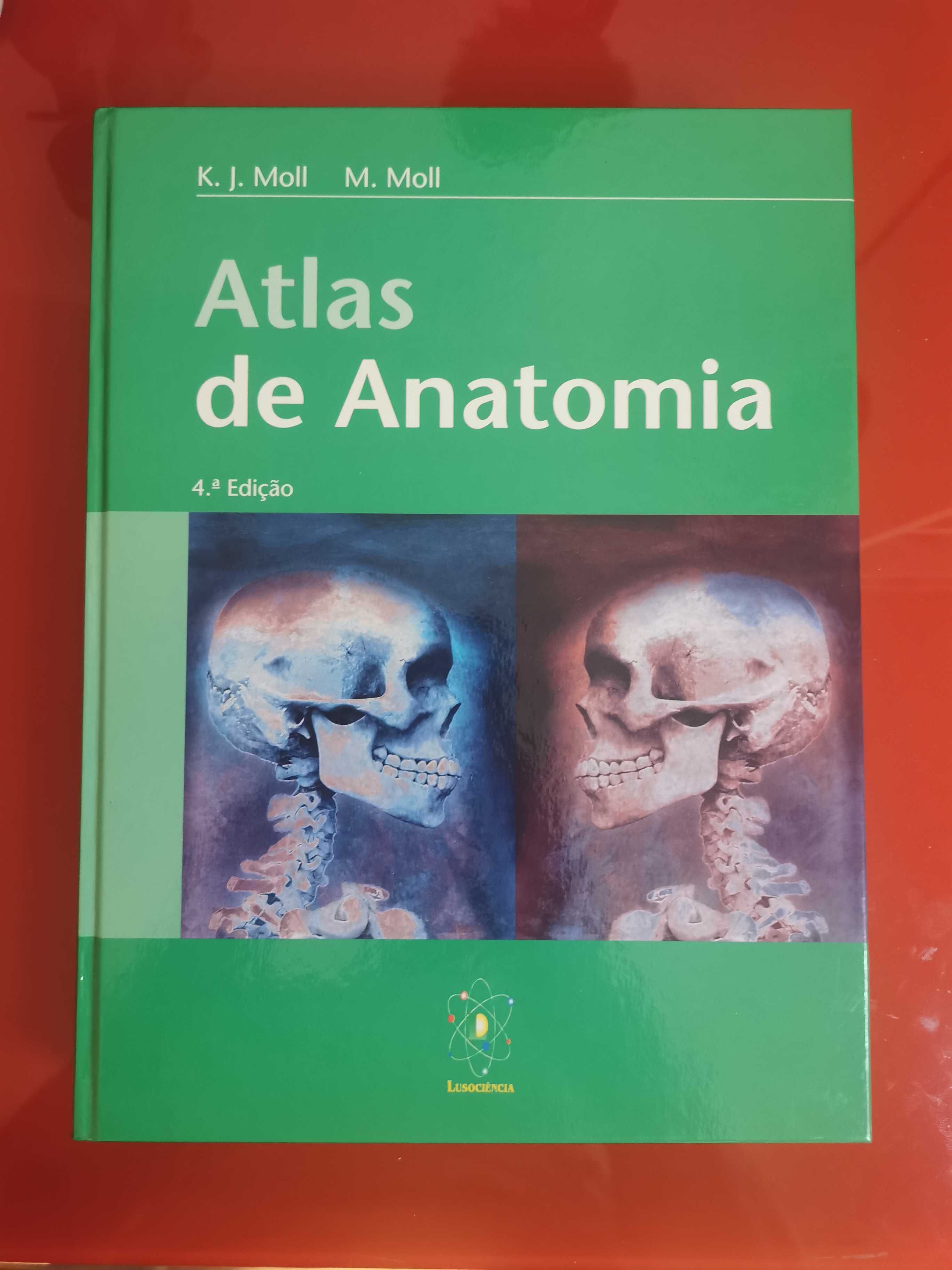 Atlas de Anatomia K.J. Moll e M. Moll 4a edição