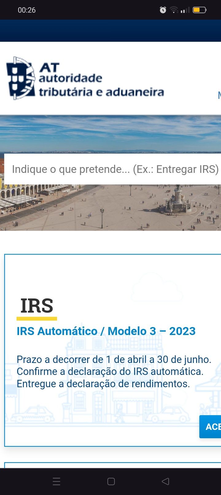 Envio Declaração IRS