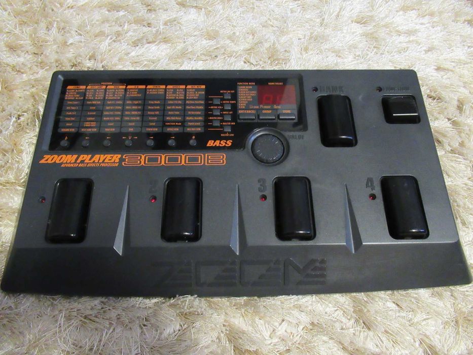 Multiefekt gitarowy muzyka gitara zoom player 3000B