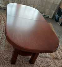 Stół stolik ława brązowa brązowy rozsuwany rozsuwana