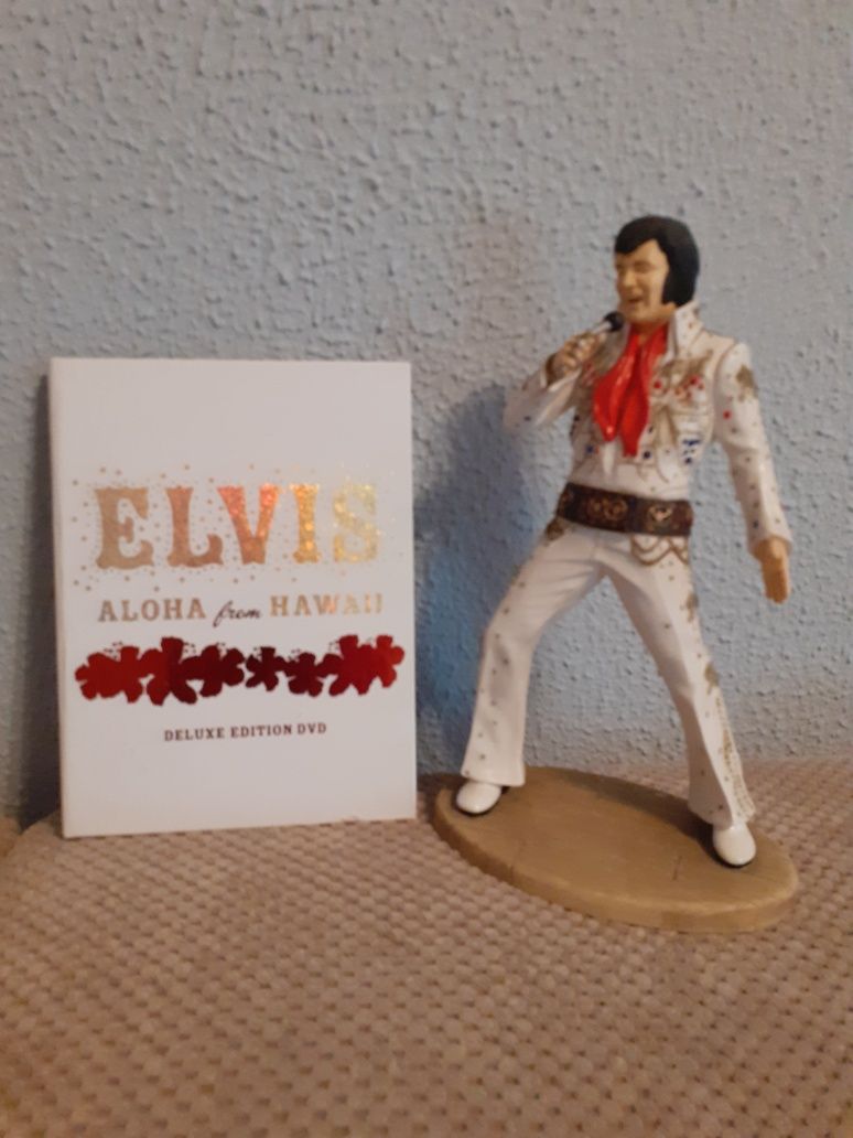 Elvis Presley de 25cm mais dvd duplo