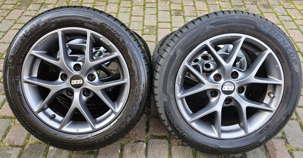 Alufelgi BMW 16cali BBS 7JX16H2 ET36 5x120 205/55/16 Lato