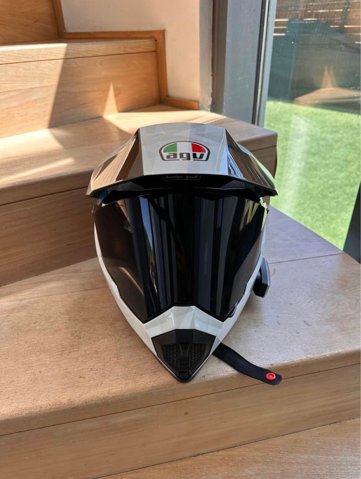 Capacete AJV quase nova com secondo visor solar e Bluetooth