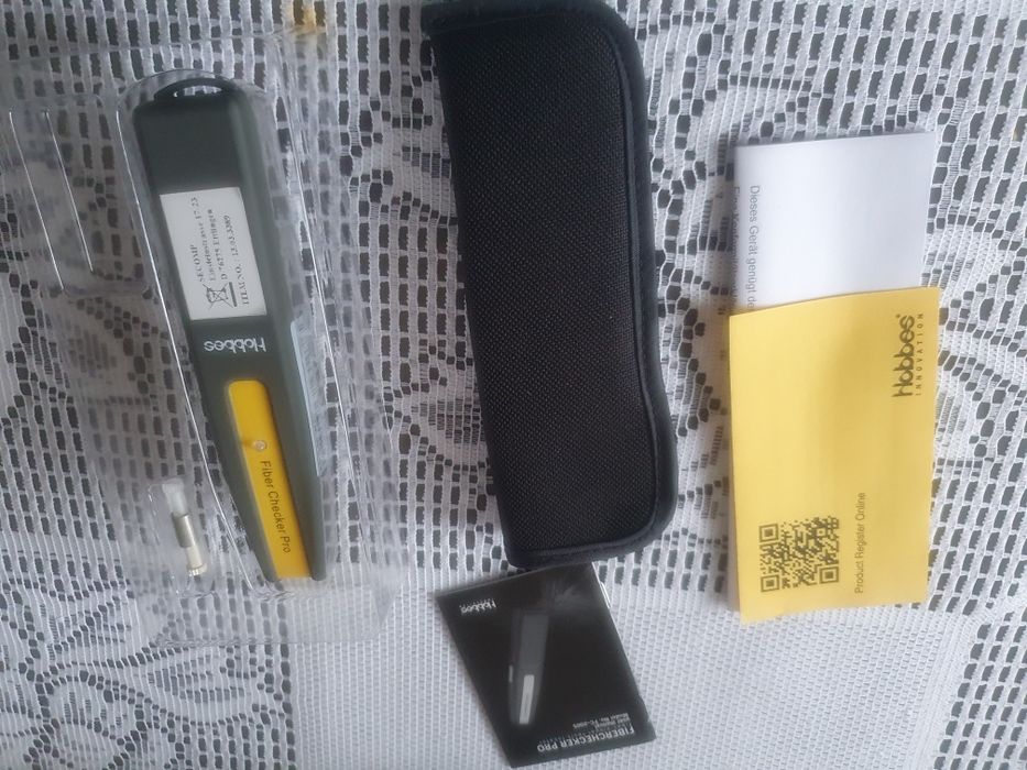 Triton Przenośna laserowa sprawdzarka włókien HOBBES Pro z adapterem 1