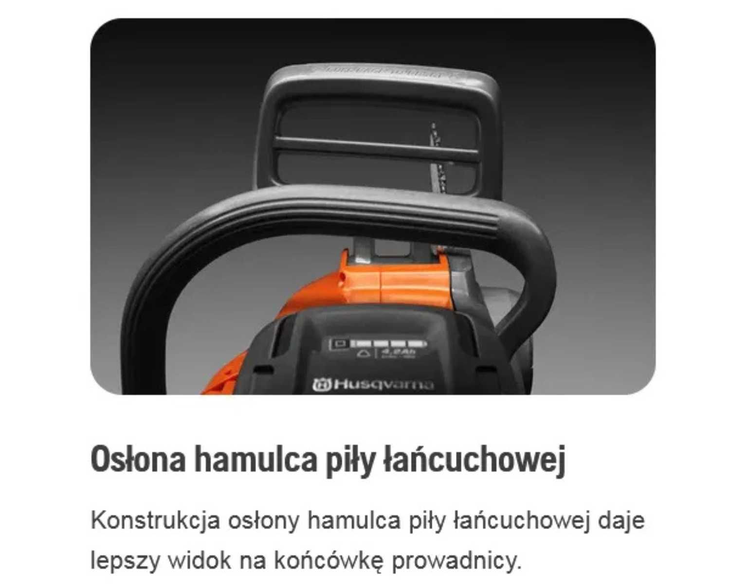Piła Akumulatorowa Pilarka Łańcuchowa Husqvarna 120I Zestaw