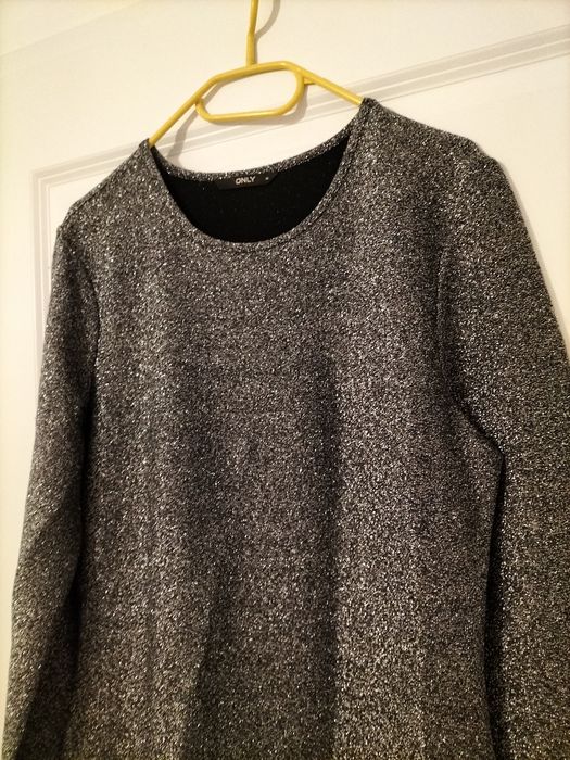 Sylwestrowa sukienka brokatowa błyszcząca marki ONLY r. M