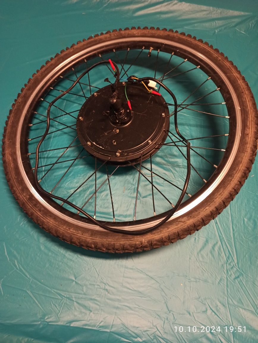 silnik 1000w 48V ebike 26" w piaście z oponą i detką koło