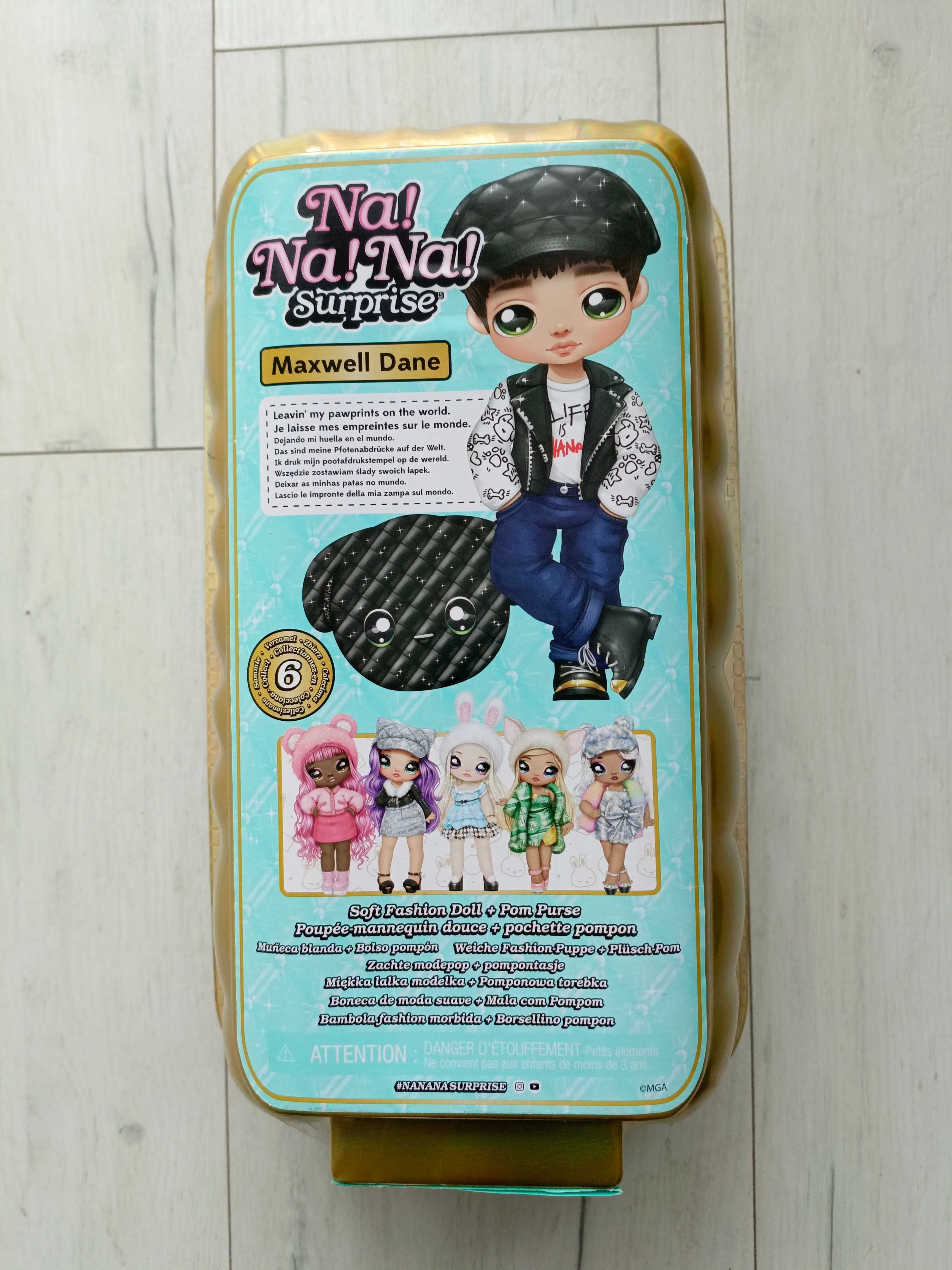 NOWA lalka Surprise MGA Surprise 2w1 Pom Doll Glam - Maxwell