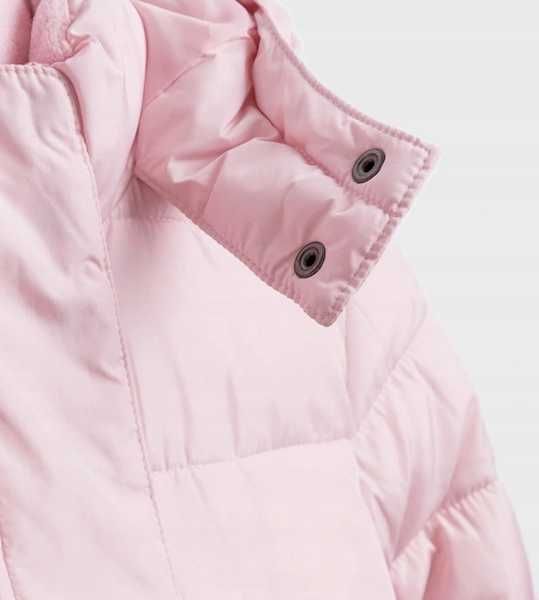 GAP pikowana kurtka zimowa różowa oryginalna za pół ceny 11 12 lat