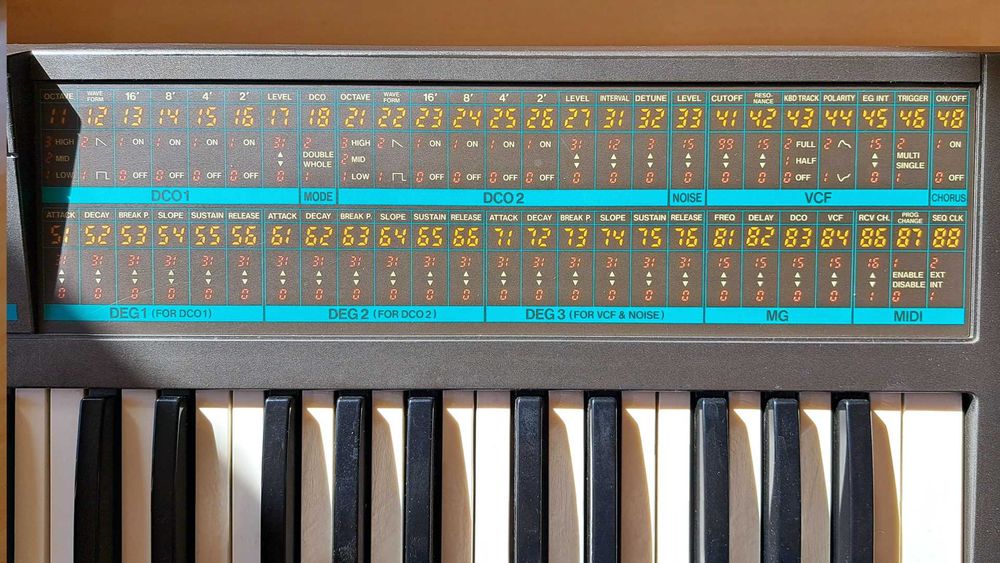 Korg Poly 800 - syntezator/klasyk lat 80