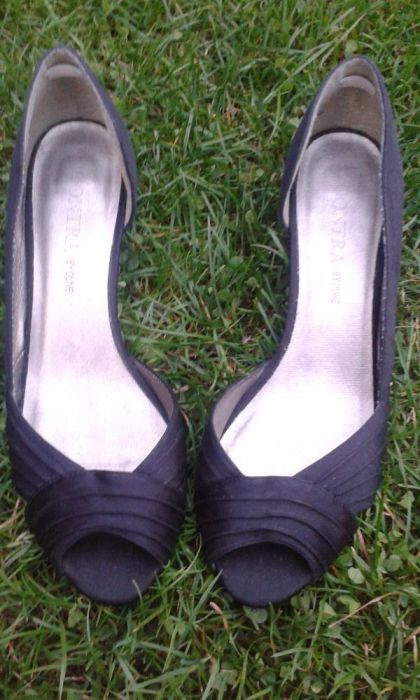 Szpilki czarne 39 buty eleganckie (ślub, wesele, karnawał, sylwester)