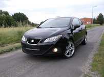 Seat Ibiza Klimatyzacja ! Alu 17-cali ! Czarna ! Uszkodzona z Niemiec !!!