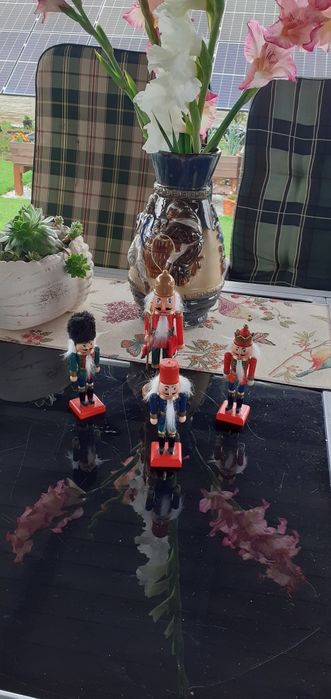 Dekoracje dziadek do orzechów zestaw 4 szt