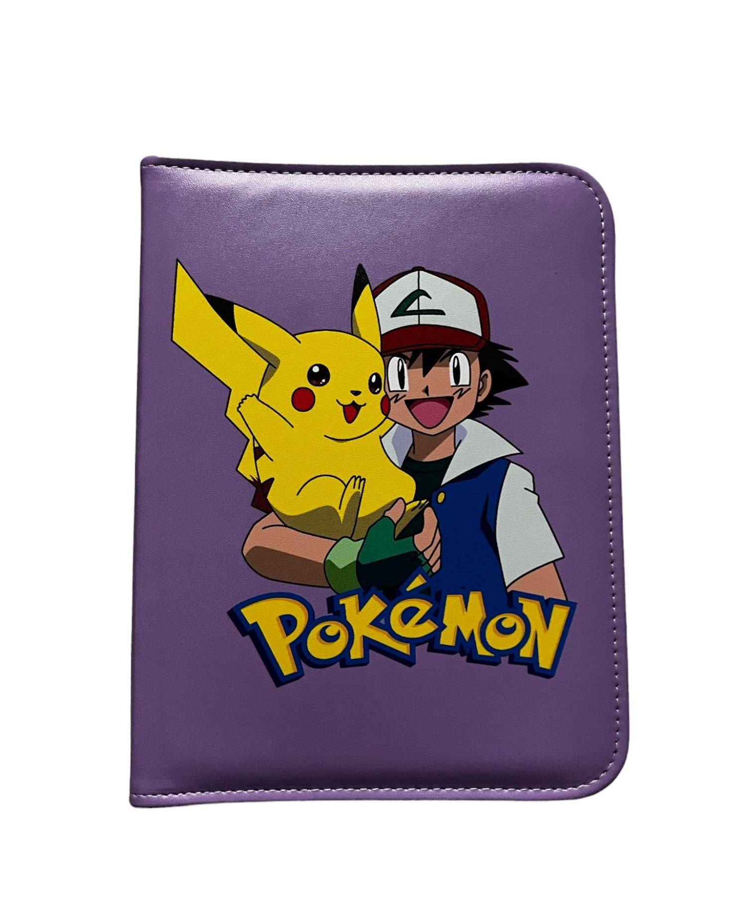 Skórzany klaser na karty pokemon