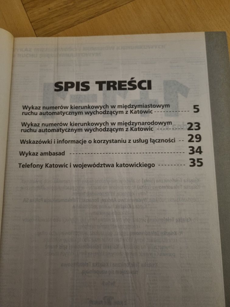 Książka telefoniczna woj katowickie 1992/3