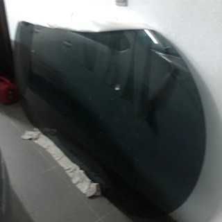 Tampo oval de vidro fosco para mesa de jantar