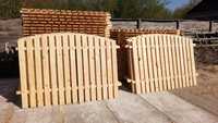 Деревяный забор, Забор готовыми секциями