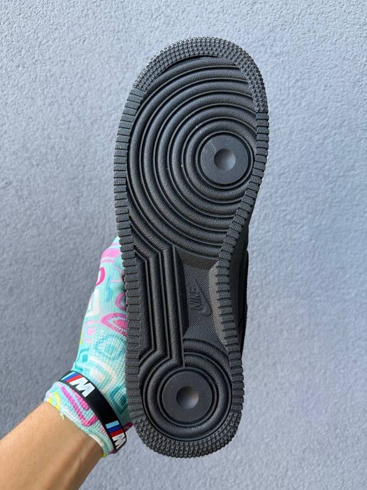 Кросівки Nike Air Force 1 Black , Найк форс чорні , чоловічі кросівки