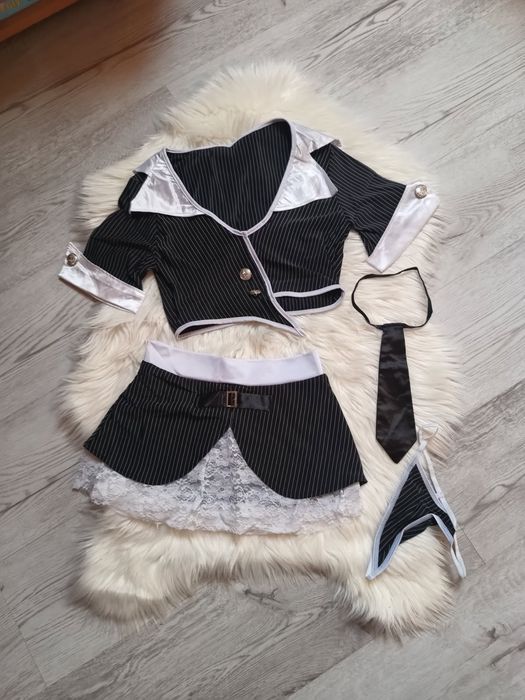 Strój seksowny pokojówka roz.XS/S