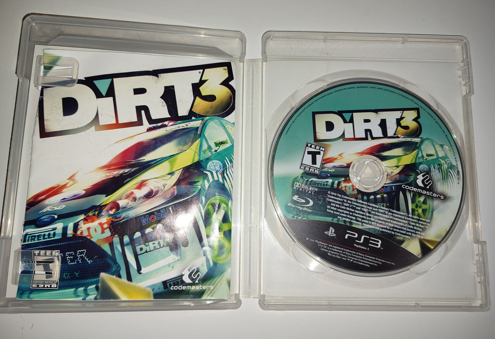 Gra Ps3 Dirt 3 III Dirt3 gry PlayStation 3 wyścigi aut NFS Mafia UFC