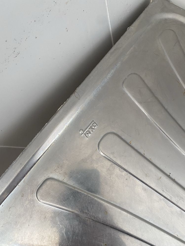 Lava loiças e torneira teka inox
